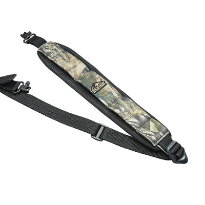 Butler Creek Comfort Stretch Rifle Sling with Swivels in Black & Camo buy online from red mills outdoor pursuits gun shop kilkenny ireland