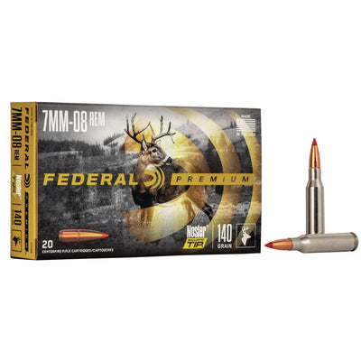 Federal Premium 7mm-08 Rem 140gr Nosler Ballistic Tip Bullets - GUN SHOP - red mills outdoor pursuits