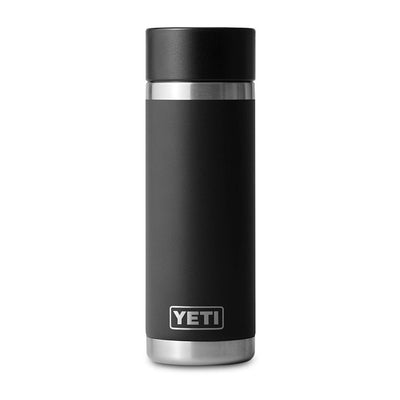 Yeti Rambler 532ml Thermal Bottle with Hotshot Cap in Black Available online from Red Mills Outdoor Pursuits, Kilkenny, Ireland