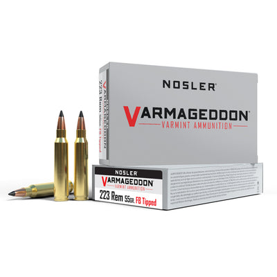 Nosler Varmagedon 223 55gr FB Tipped Bullets