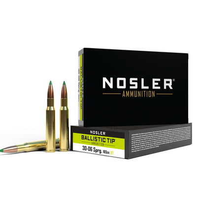Nosler Ballistic Tip .30-06 Springfield 165gr SP Hunting Bullets