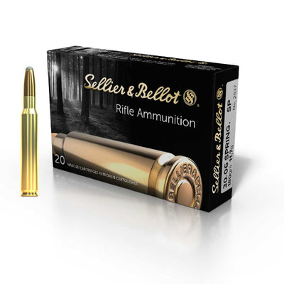Sellier & Bellot 30-06 Spring. 180gr SP Bullets  buy online from red mills outdoor pursuits kilkenny ireland GUN STORE