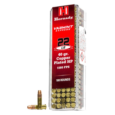 Hornady .22 LR 40g Copper Plated HP Bullets buy ammo bullets online ireland