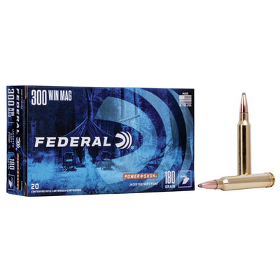 Federal .300 Win Mag Power-Shok 180gr Jacketed SP Bullets  buy online from red mills outdoor pursuits gun shop kilkenny ireland