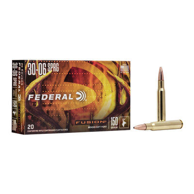 Federal Fusion 150gr Soft Point Bullets buy online from red mills outdoor pursuits gun shop kilkenny ireland gun and ammunition shop hunting store