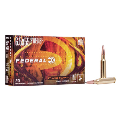 Federal Fusion 6.5 x 55 140gr Skived Tip Bullets buy online from red mills outdoor pursuits gun shop kilkenny ireland