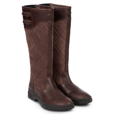 Le Chameau Women's Jameson Quilted Leather Wellington Boots red mills outdoor pursuits