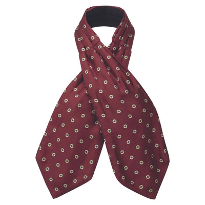 Schoffel Silk Shooting Cravat/Tie in Red