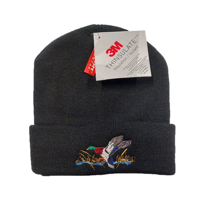 Result 3M Thinsulate Hat in Black with Duck Embroidery red mills gun storeResult 3M Thinsulate Hat in Black with Duck Embroidery hunting clothing ireland