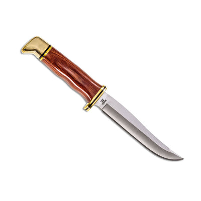Buck Woodsman 102 Hunting Knife- buy online from red mills outdoor pursuits gun shop kilkenny ireland - wood and gold knife