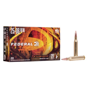 Federal Fusion 25-06 Rem 120gr SP Bullets red mills outdoor pursuits buy online ireland