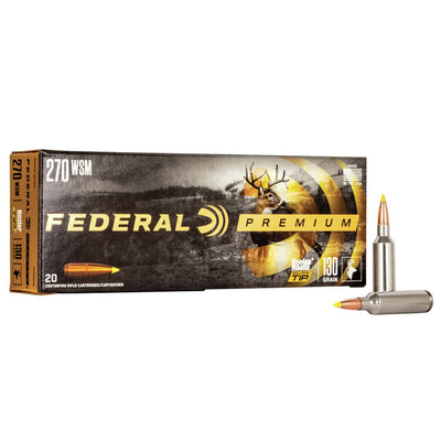 Federal Premium .270 WSM 130gr Nosler Ballistic Tip Bullets  buy online from red mills outdoor pursuits kilkenny ireland