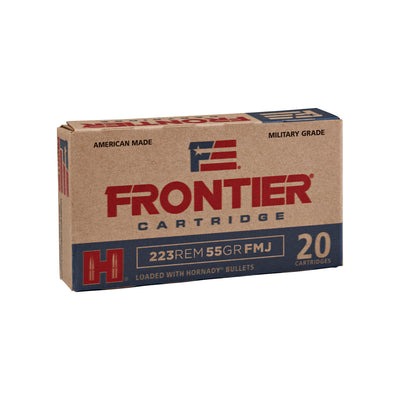 Hornady Frontier .223 Rem HP 55gr Bullets  Available online from Red Mills Outdoor Pursuits, Kilkenny, Ireland