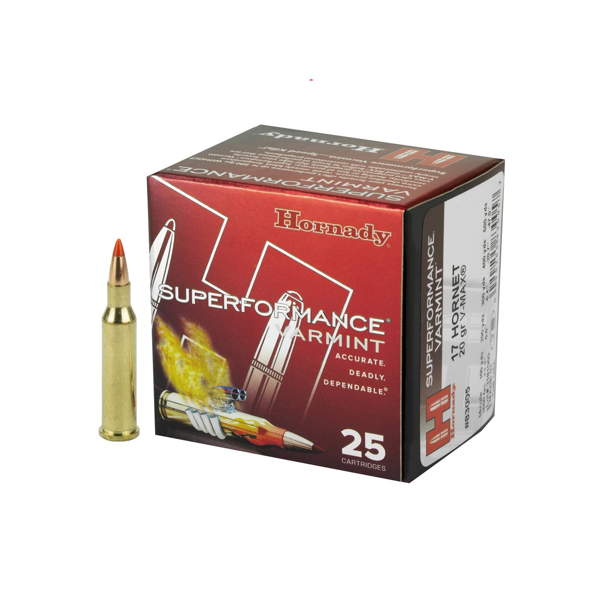 Hornady 17 HORNET 20g V-Max | RED MILLS Outdoor Pursuits