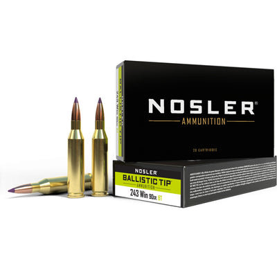 Nosler Ballistic Tip .243 Win 90gr SP Bullets