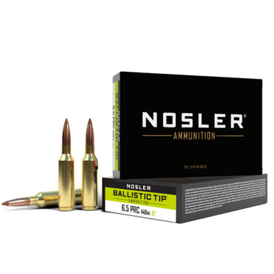 Nosler 6.5 PRC (Precision Rifle Cartridge) Ballistic Tip 140gr Bullets
