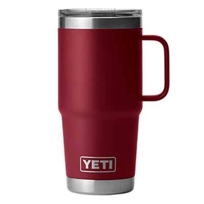 Yeti Rambler 591ml Travel Mug in Red - Available online from Red Mills Outdoor Pursuits, Kilkenny, Ireland - vacuum bottle